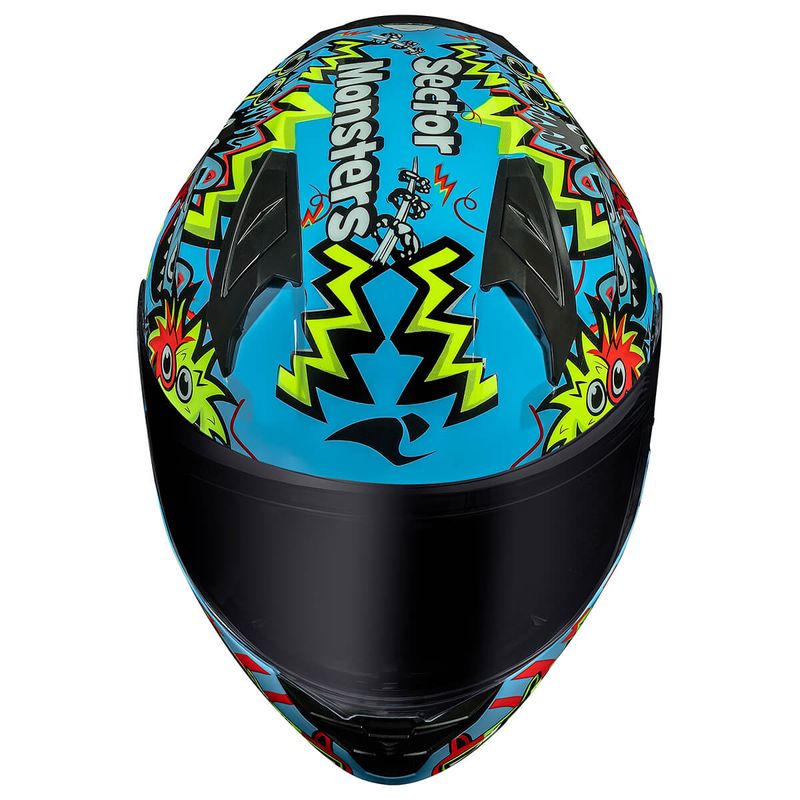 Capacete Race Tech Sector Monsters Azul Amarelo 5.jpg