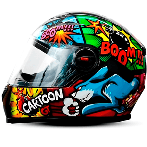 Capacete FW3 GT Cartoon Preto Fosco