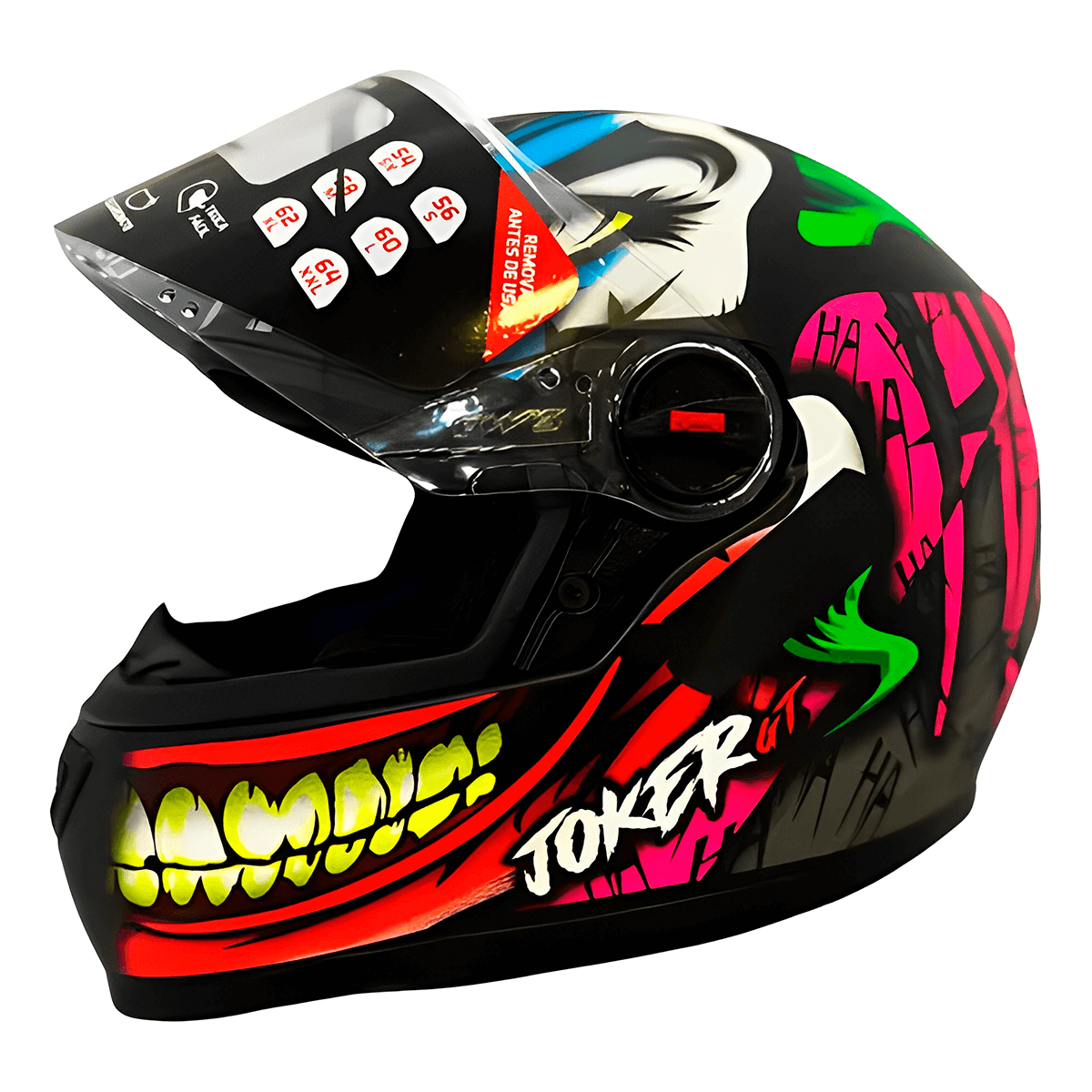 Capacete FW3 GTN Joker Preto - MotoBR