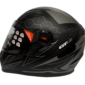 Capacete FW3 GTX 2 Preto Fosco Grafite