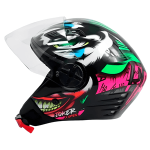 Capacete FW3 X Open Joker Preto