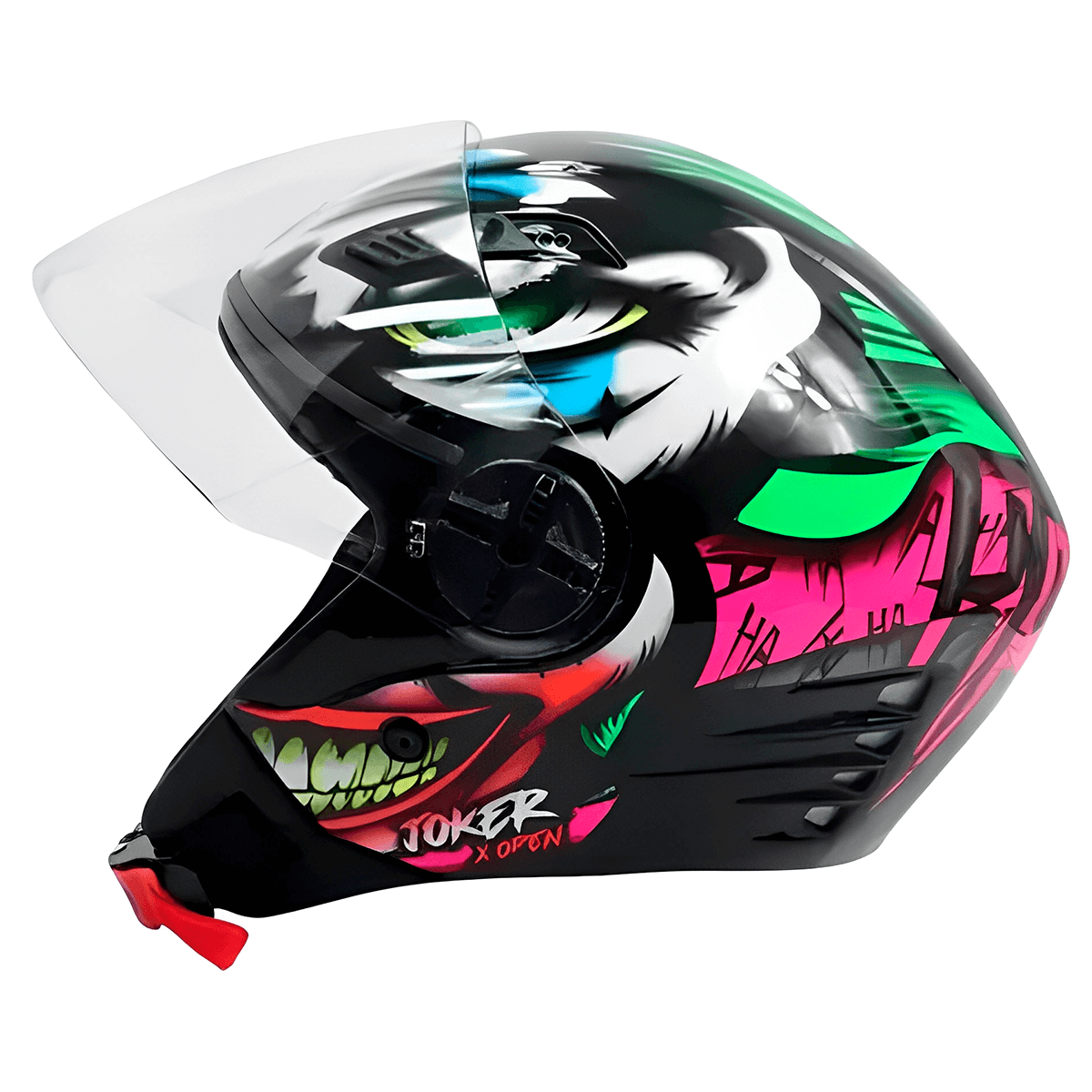 Capacete FW3 X Open Joker Preto
