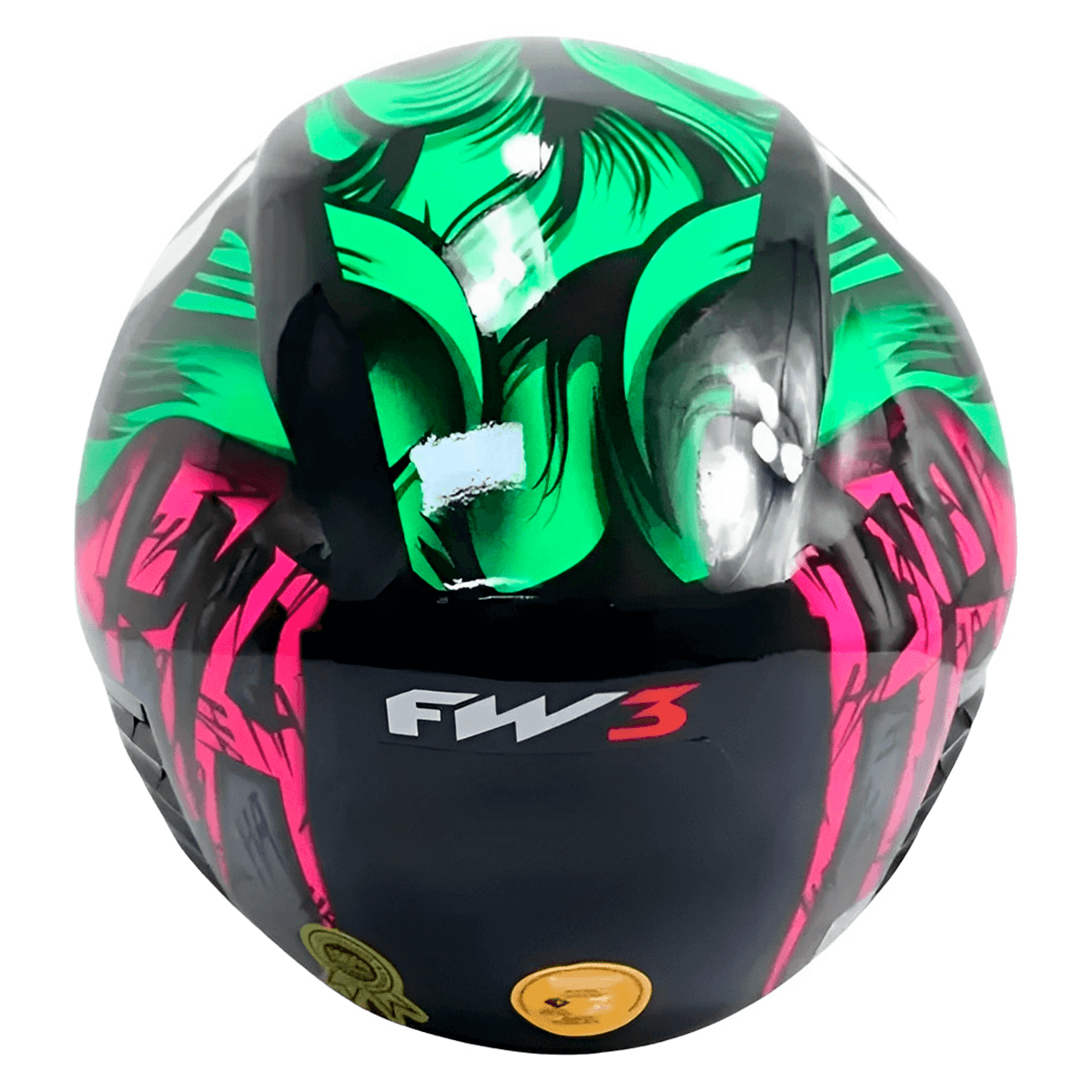 Capacete FW3 X Open Joker Preto - MotoBR