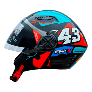 Capacete FW3 X Open UP 43