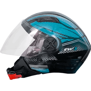 Capacete FW3 X Open Preto Azul