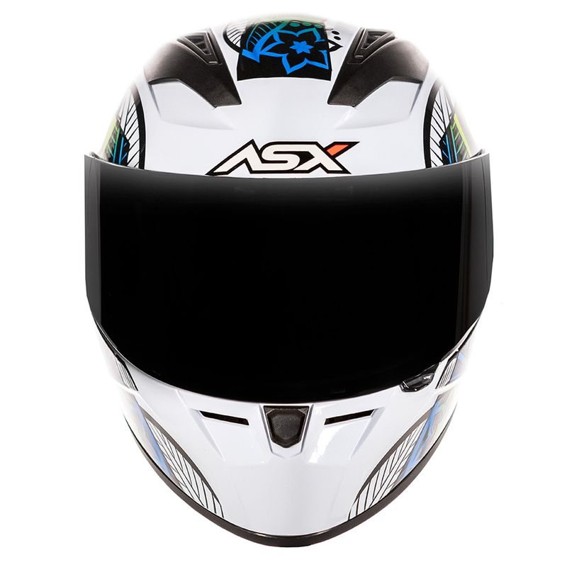 Capacete ASX City Flowers Branco Preto Color 2.jpg