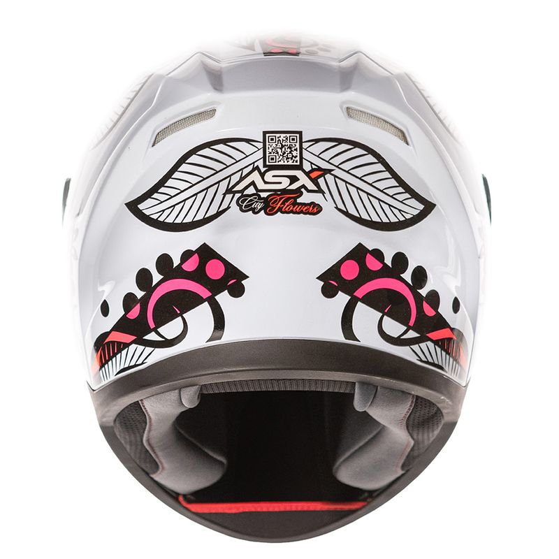 Capacete ASX City Flowers Branco Preto Color 8.jpg