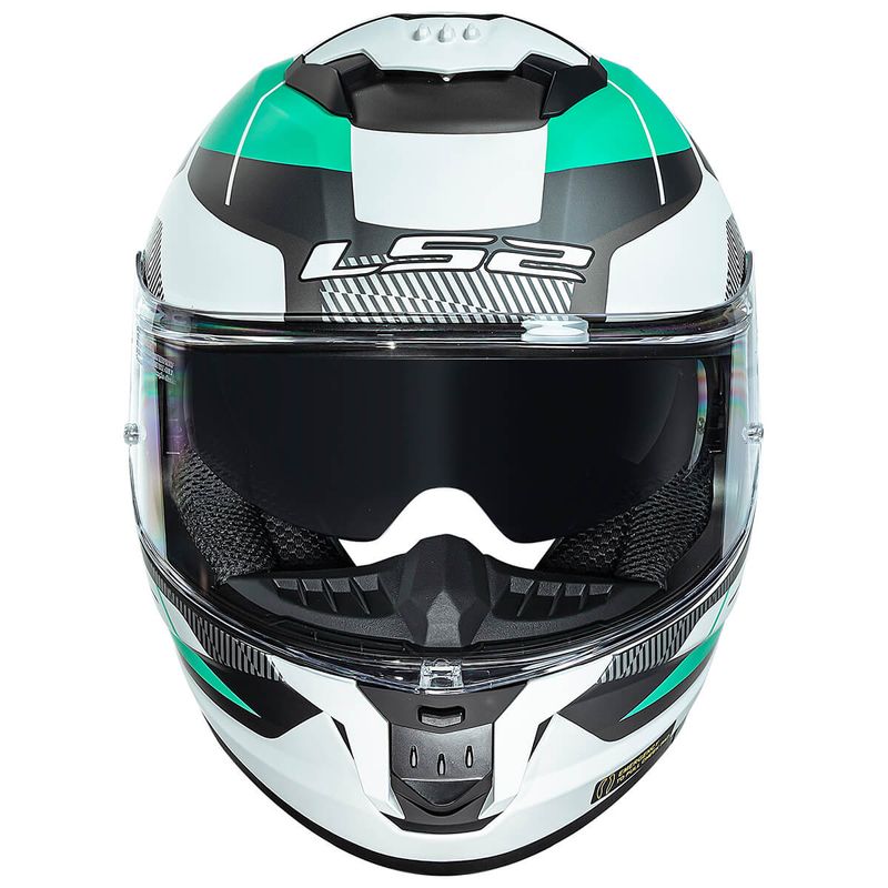Capacete LS2 FF808 Stream 2 Road Cyan Cinza Fosco 3.jpg
