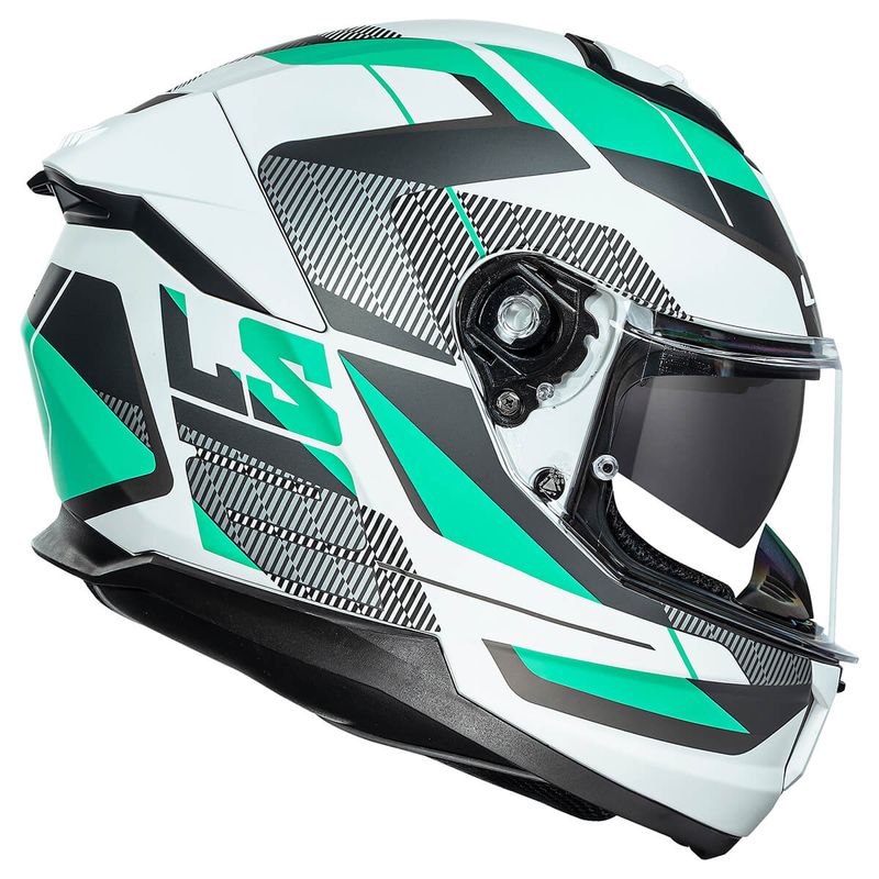 Capacete LS2 FF808 Stream 2 Road Cyan Cinza Fosco 6.jpg