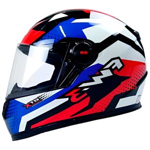 Capacete FW3 GTX Super Vermelho Azul Branco