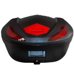 Baú Bauleto Para Moto 47 Litros Preto - Gow