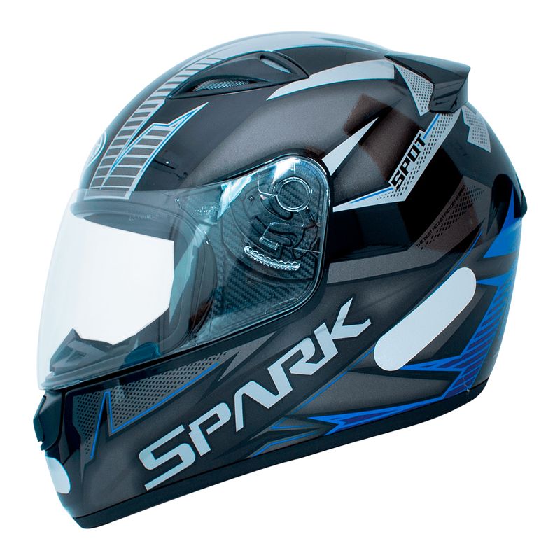 Capacete EBF Spark Spot Preto Azul Fosco 1.jpg