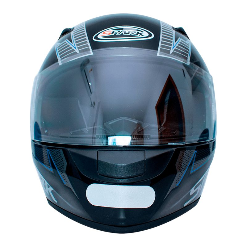 Capacete EBF Spark Spot Preto Azul Fosco 2.jpg