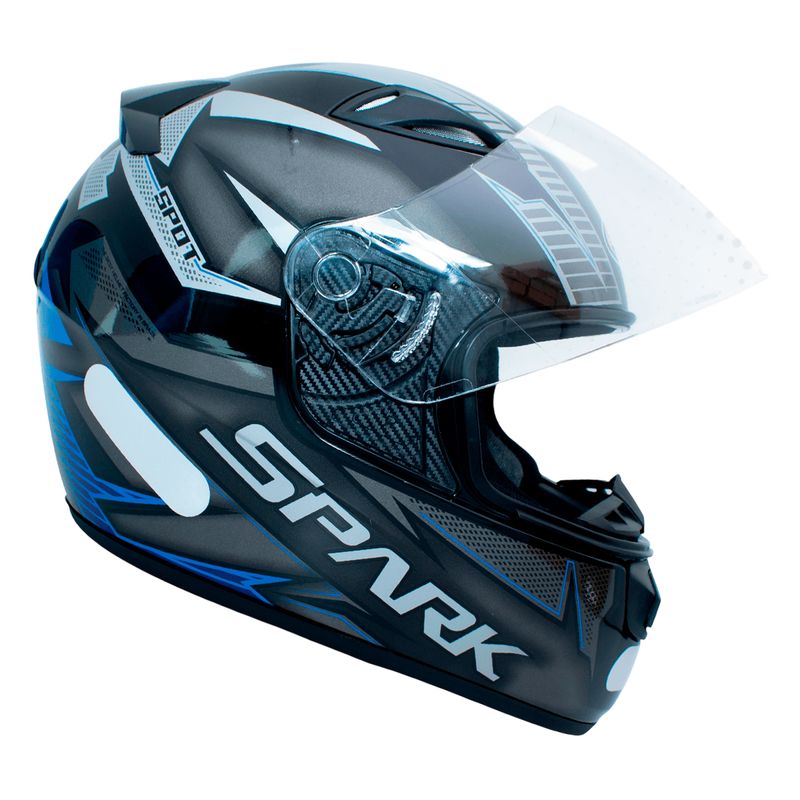 Capacete EBF Spark Spot Preto Azul Fosco 3.jpg