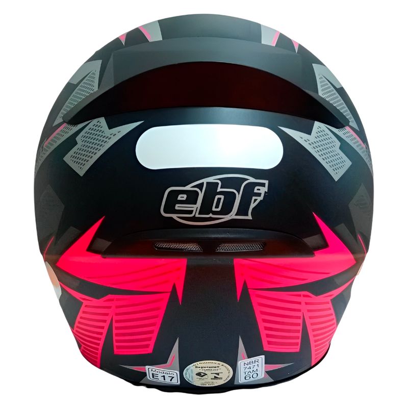 Capacete EBF Spark Spot Preto Rosa Fosco 4.jpg