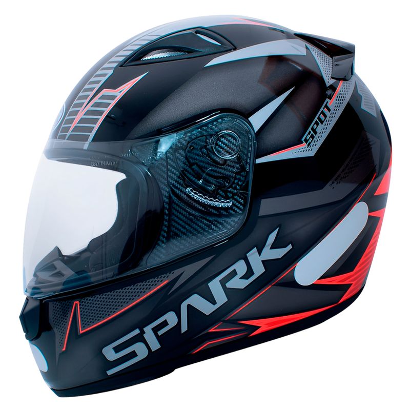 Capacete EBF Spark Spot Preto Vermelho Fosco 1.jpg