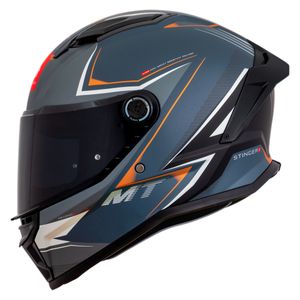 Capacete MT Stinger 2 C2 Cinza Fosco