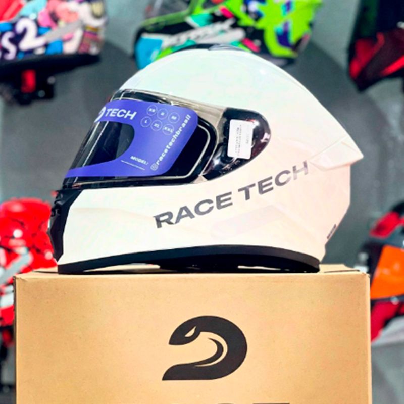 Capacete-Race-Tech-Hit-Monocolor-Branco-9