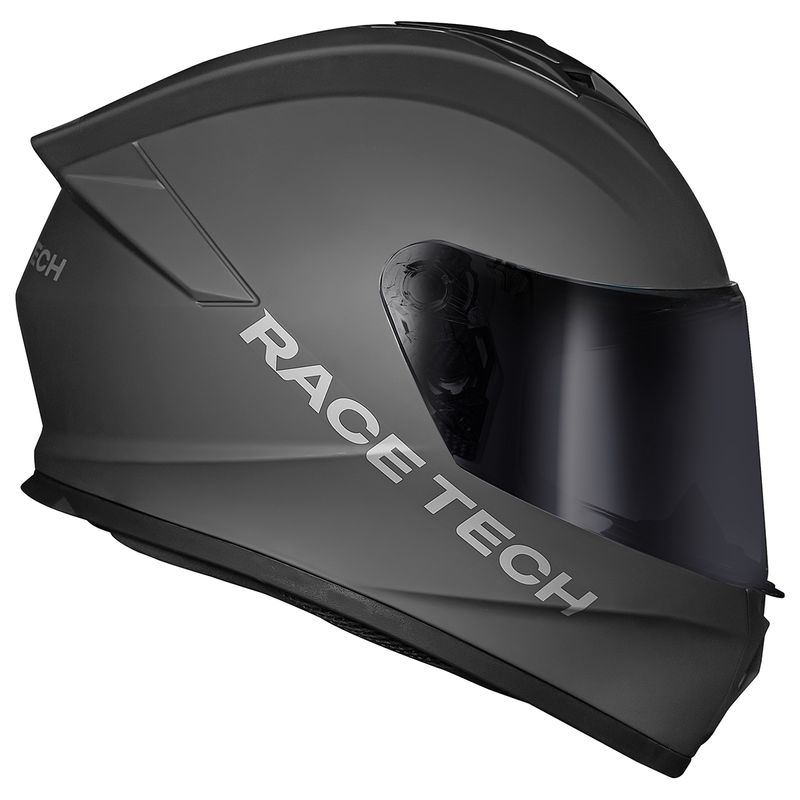 Capacete Race Tech Hit Monocolor Titanio Fosco 6