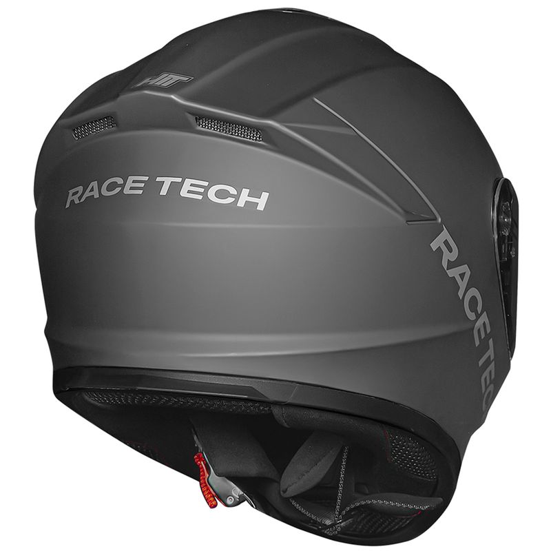 Capacete Race Tech Hit Monocolor Titanio Fosco 9