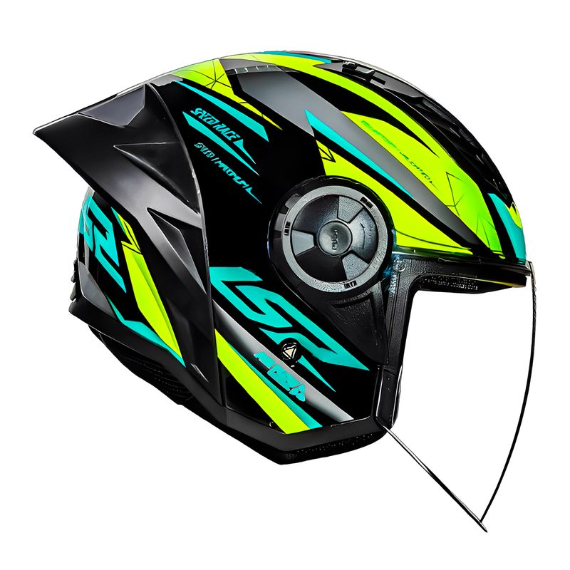 Capacete LS2 OF616 S Airflow 2 Draze Branco Amarelo 3
