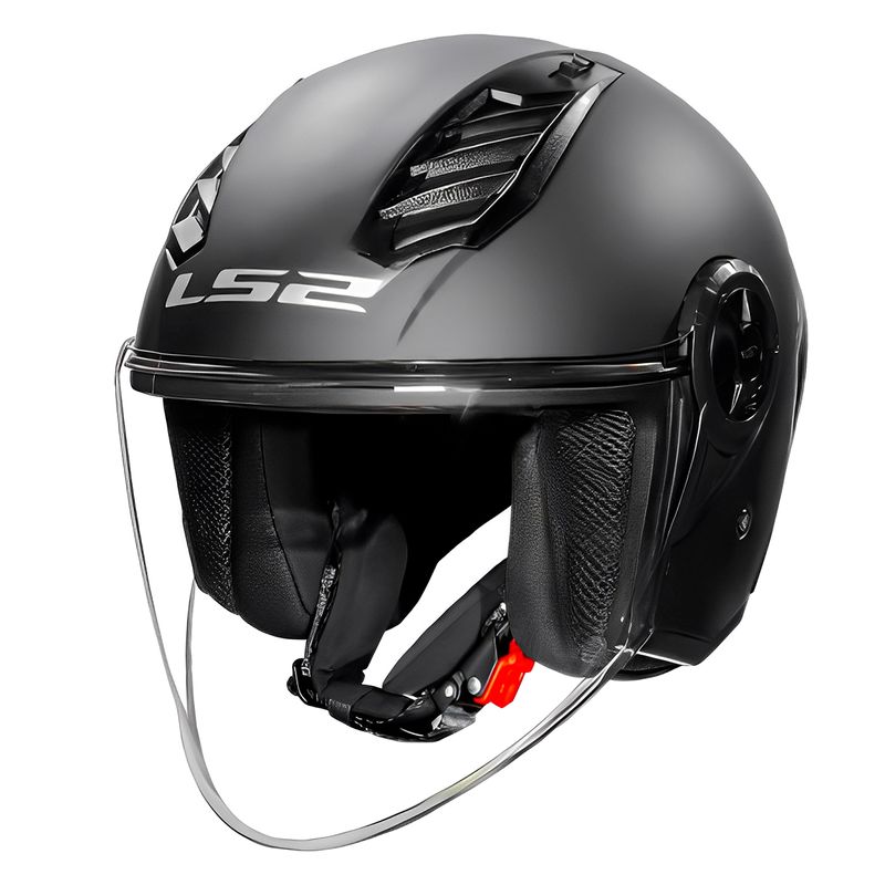 Capacete LS2 OF616 S Airflow 2 Monocolor Preto Fosco 1