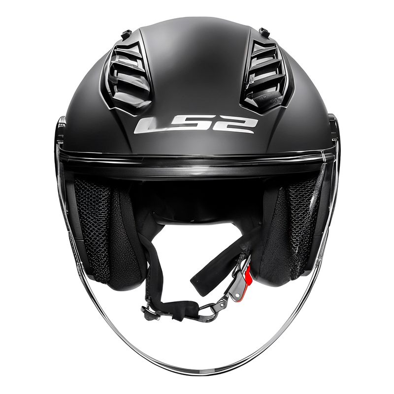 Capacete LS2 OF616 S Airflow 2 Monocolor Preto Fosco 2