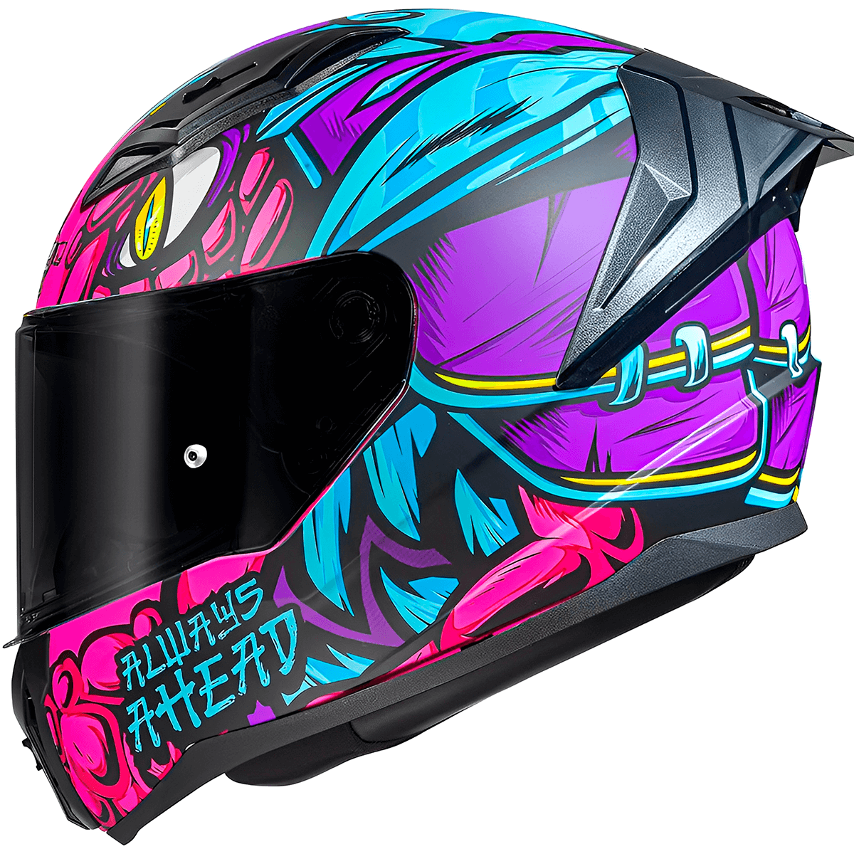 Capacete Original LS2 FF810 Vigo Drillox Fosco Roxo Fúcsia - MotoBR