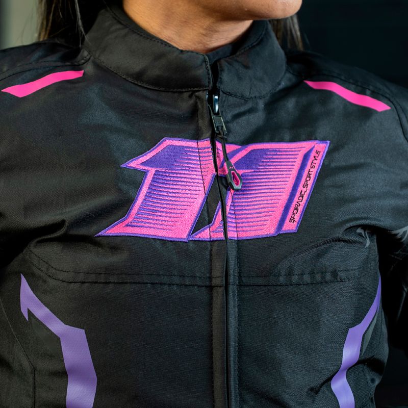 Jaqueta X11 One Sport Sporadic Feminina Rosa Roxo 2