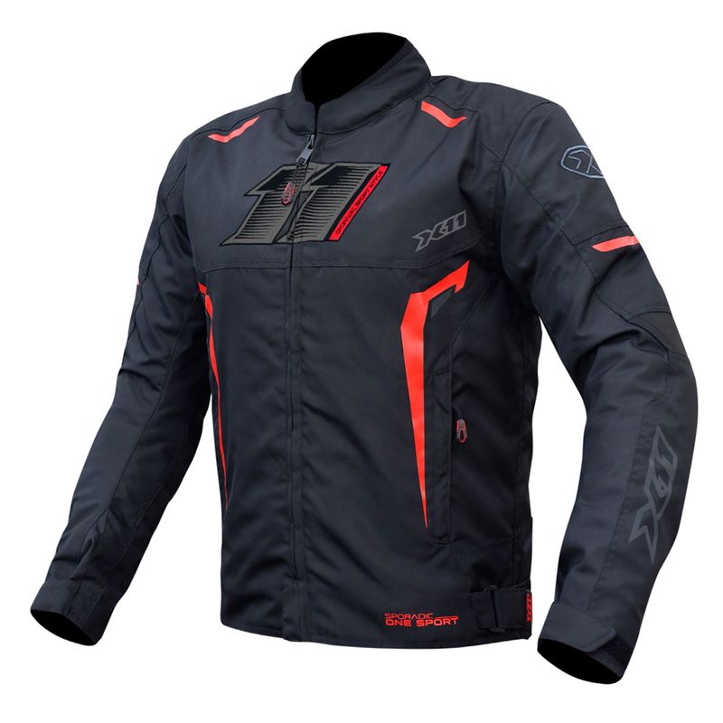 Jaqueta X11 One Sport Sporadic Masculina Preto Vermelho 1