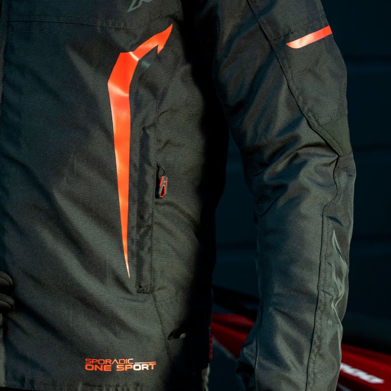 Jaqueta X11 One Sport Sporadic Masculina Preto Vermelho 2