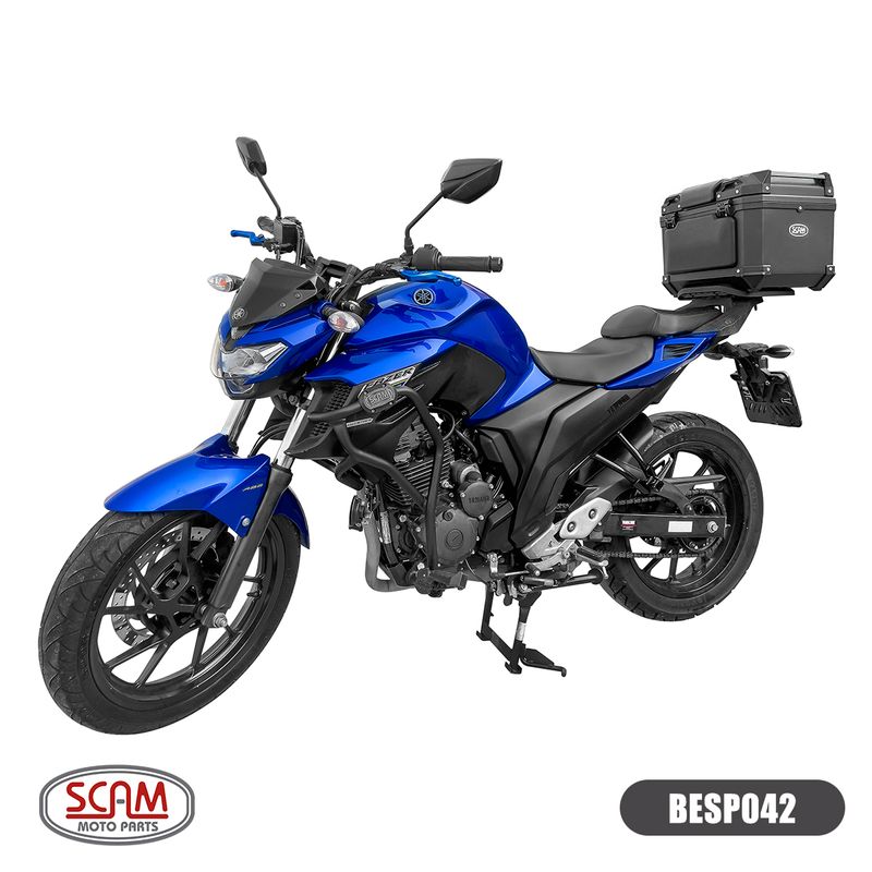 Bau Traseiro Scam Economy 42 Litros Preto Fosco 10