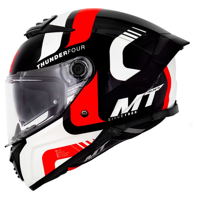 Capacete MT Thunder 4 Sail B5 Vermelho 1