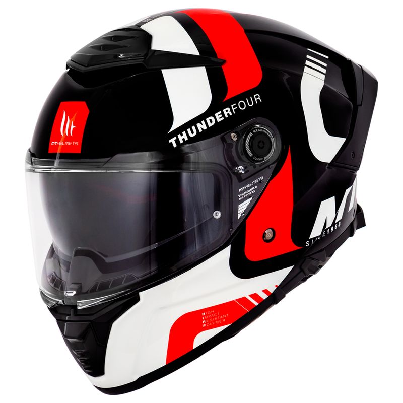 Capacete MT Thunder 4 Sail B5 Vermelho 2