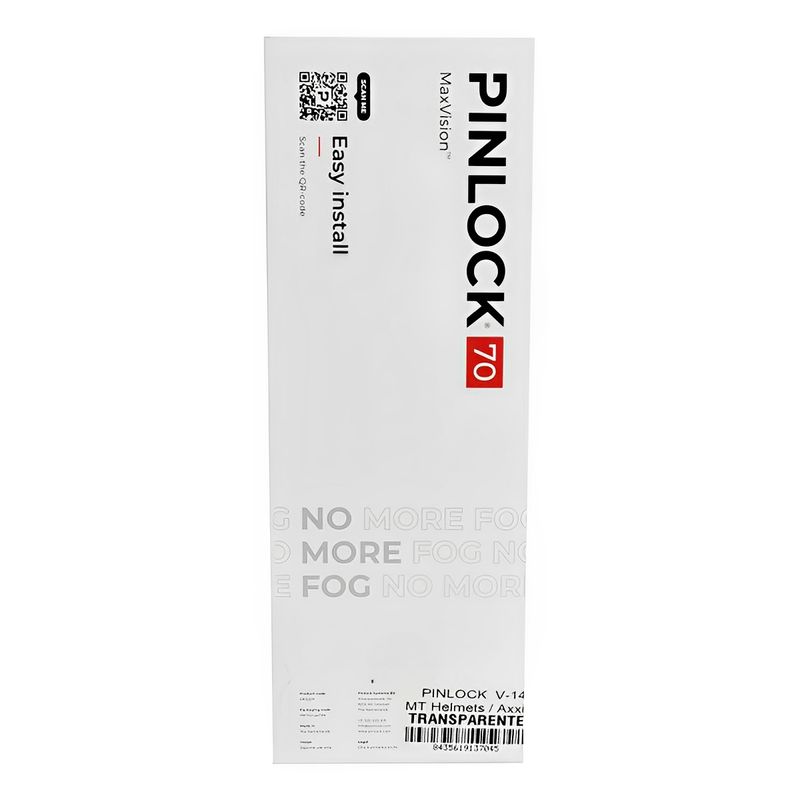 Pinlock Viseira Capacete MT V14B Targo S 3