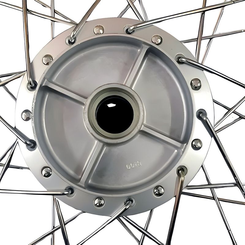Roda Traseira Raiada Completa Ferro Biz 100 Biz 125 - MTBR 3