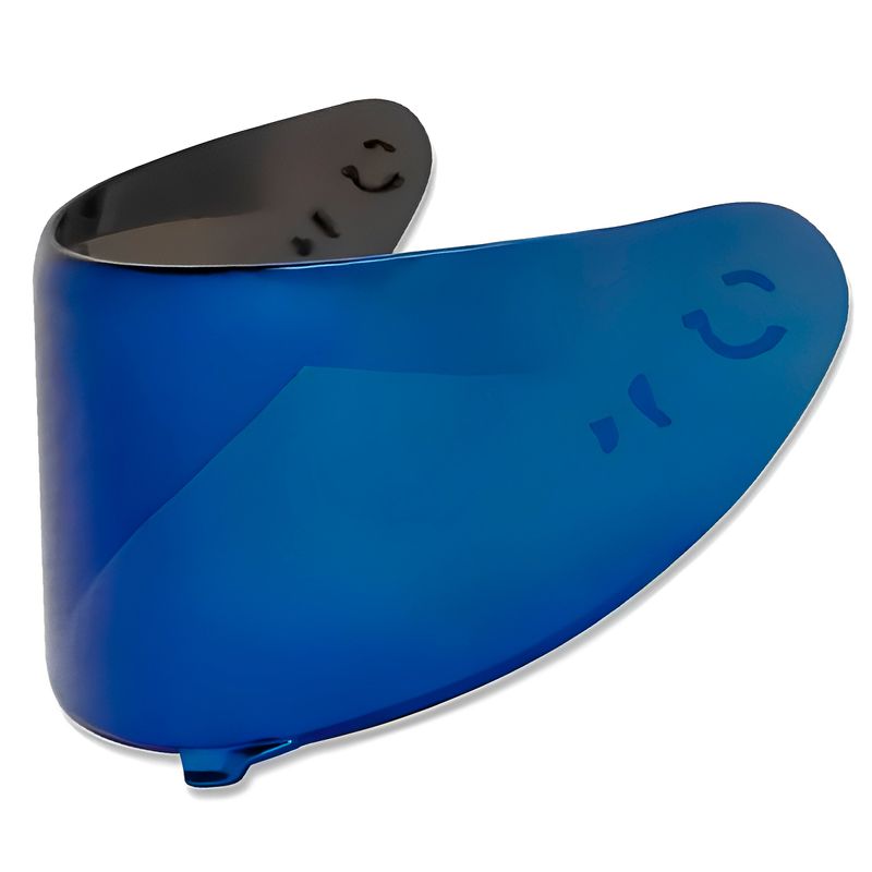 Viseira Polivisor Capacete ASX Eagle Draken V18B Azul