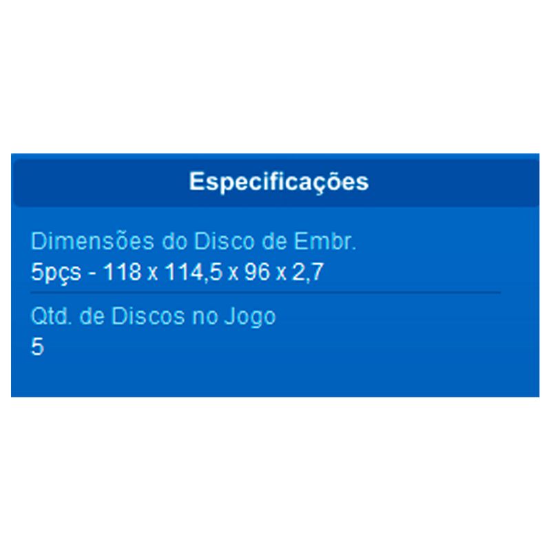 Disco Embreagem Intruder 125 Katana 125 Yes 125 - Cobreq 3