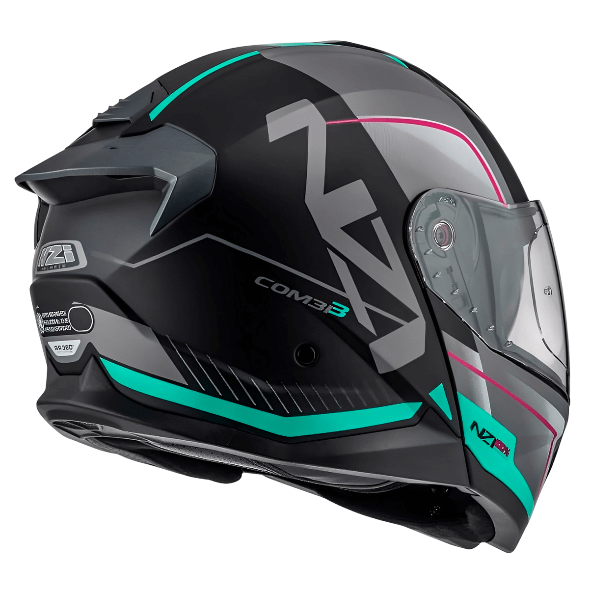 Capacete NZI Combi 3 Duo Orbe | MotoBR - MotoBR