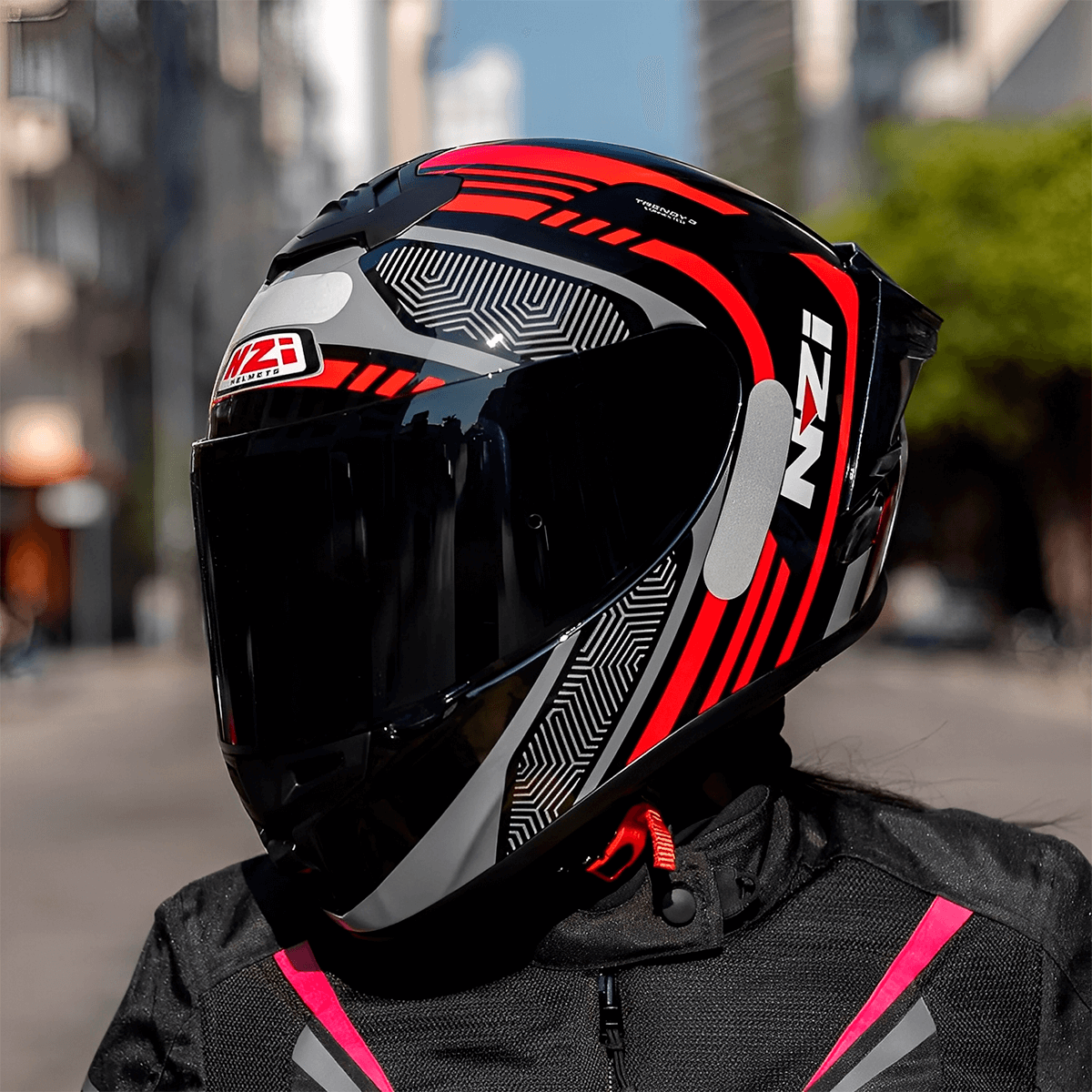 3坪　
プレハブ　ユニットハウス　　 CAPACETE NZI TRENDY3 STREAM CANADIAN ROXO PRETO: Estilo e Proteção