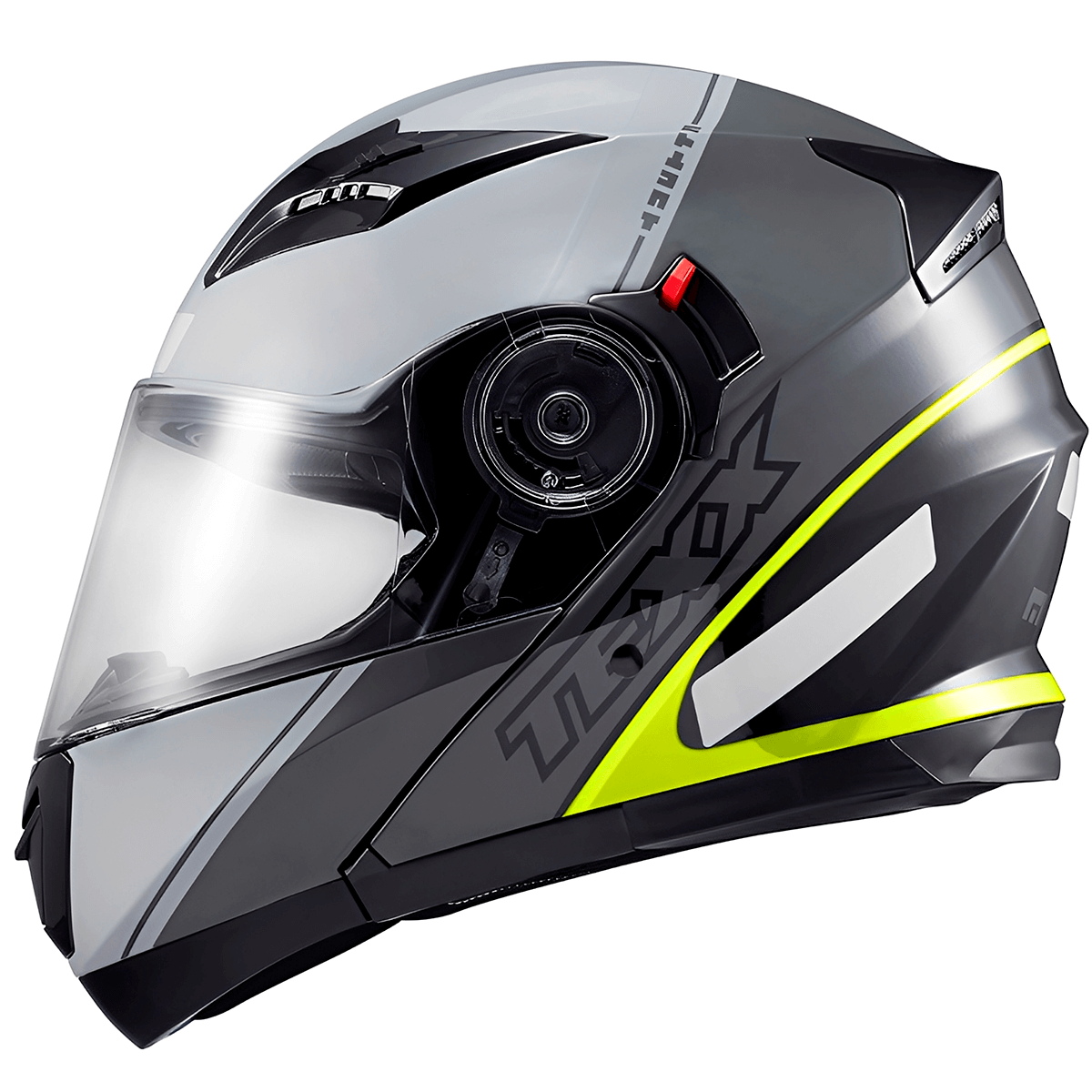 Capacete Texx Gladiator V3 Makan Cinza Verde