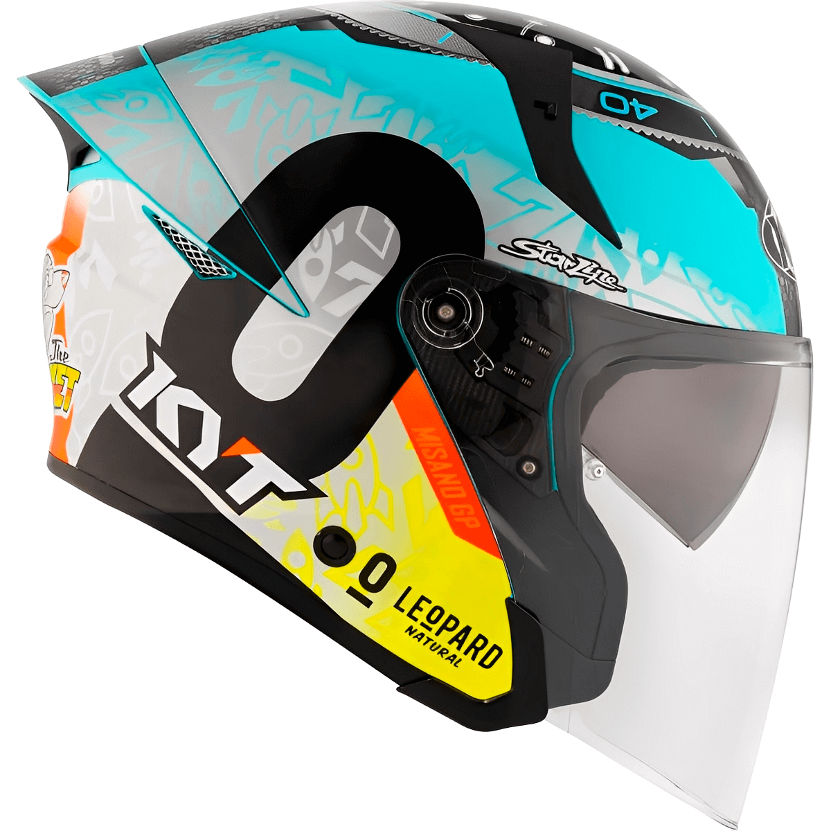 Capacete Original KYT TTR Jet Foggia Misano 2022 - MotoBR