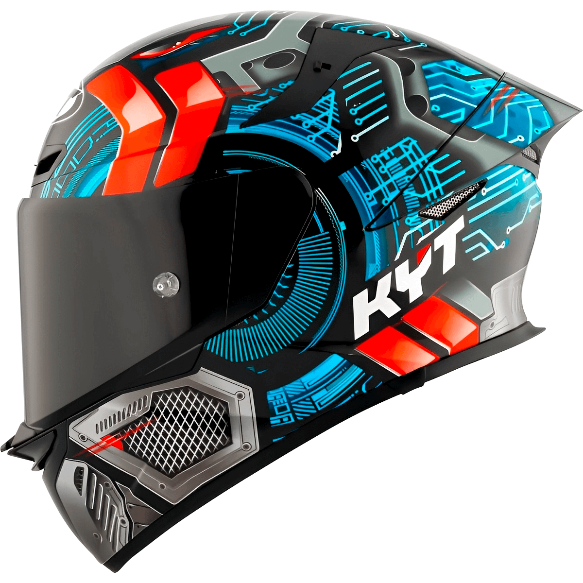 Capacete KYT TT Revo Synchrotron Preto Azul