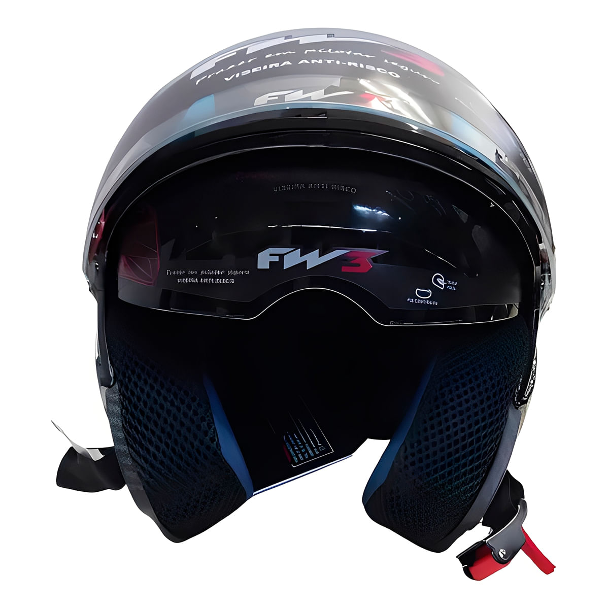 Capacete FW3 X Open UP Star - MotoBR