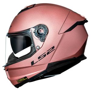 Capacete Original LS2 FF808 Stream 2 Monocolor Rosa Ouro Metálico Fosco