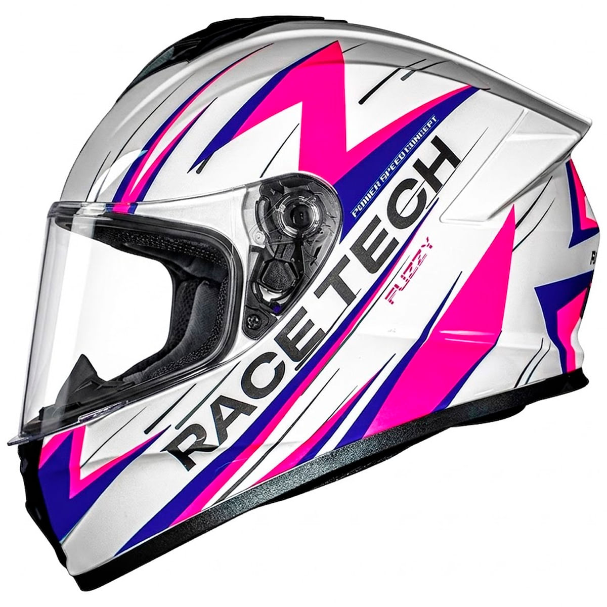 Capacete Race Tech Hit Fuzzy - MotoBR