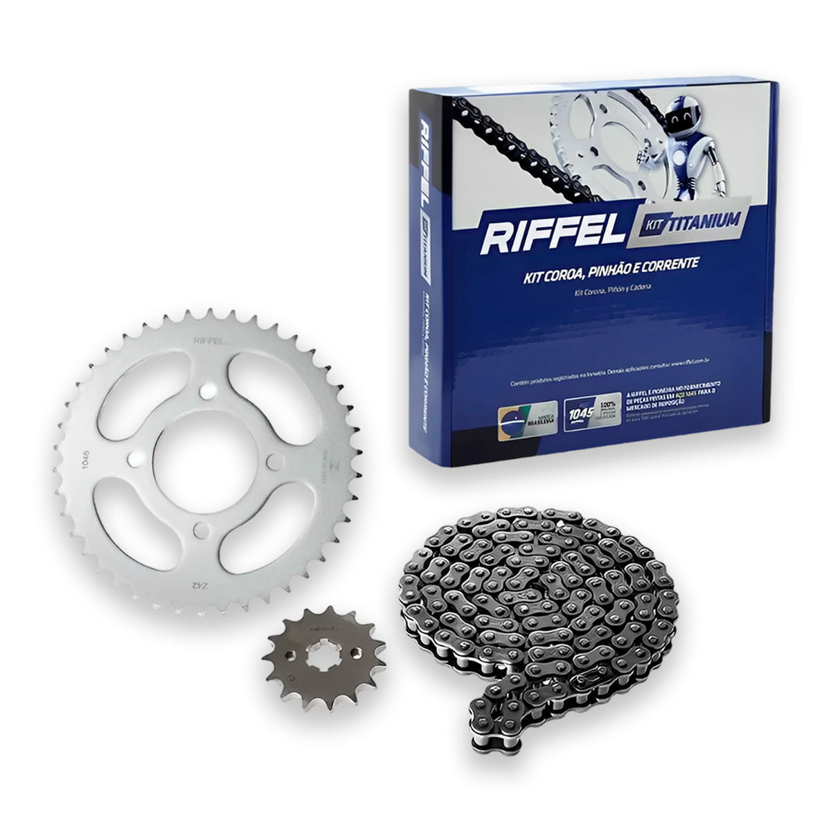 Kit Relação NXR 160 BROS 2015 Até 2023 XRE 190 2016 Até 2023 - MotoBR
