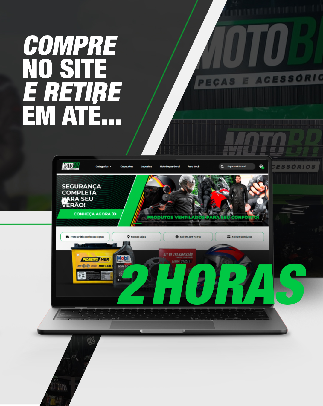 Compre no site e retire em até 2 horas